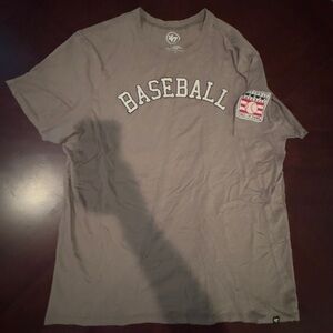 47 Gray Baseball Graphic Tee